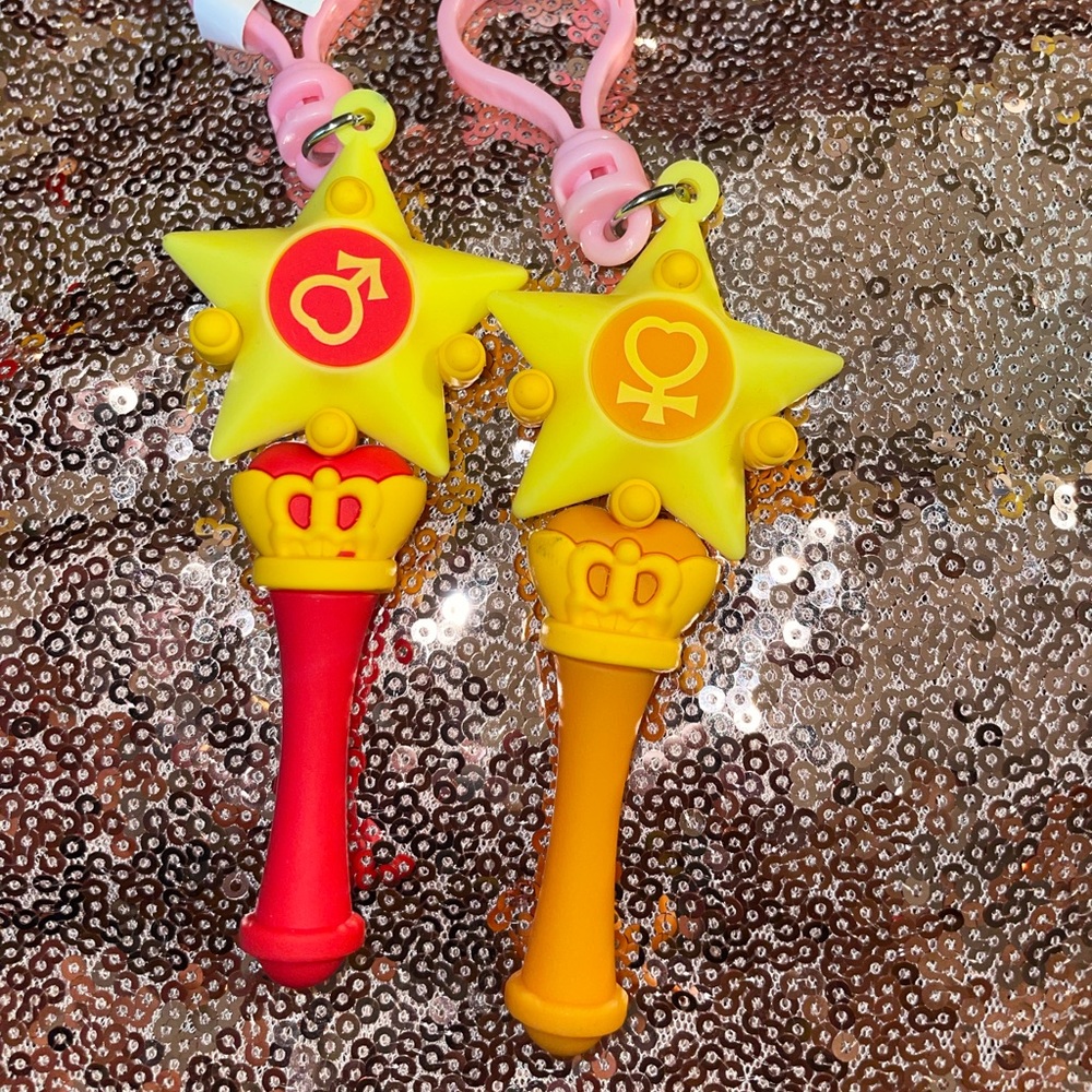 Sailor moon keychains